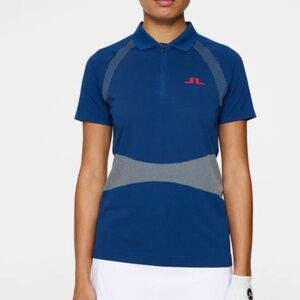 J. LINDEBERG ALIZEE USA GOLF SEAMLESS POLO